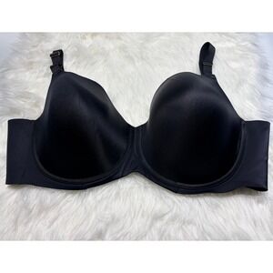Soma Vanishing Back Balconette Bra 44DD Black Full Coverage Smooth